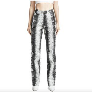 I.AM.GIA Faux Leather Snakeskin Pants